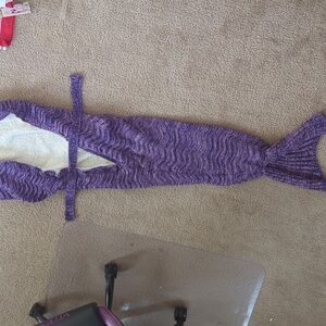 Adult Size Fleece Lined Mermaid Blanket
